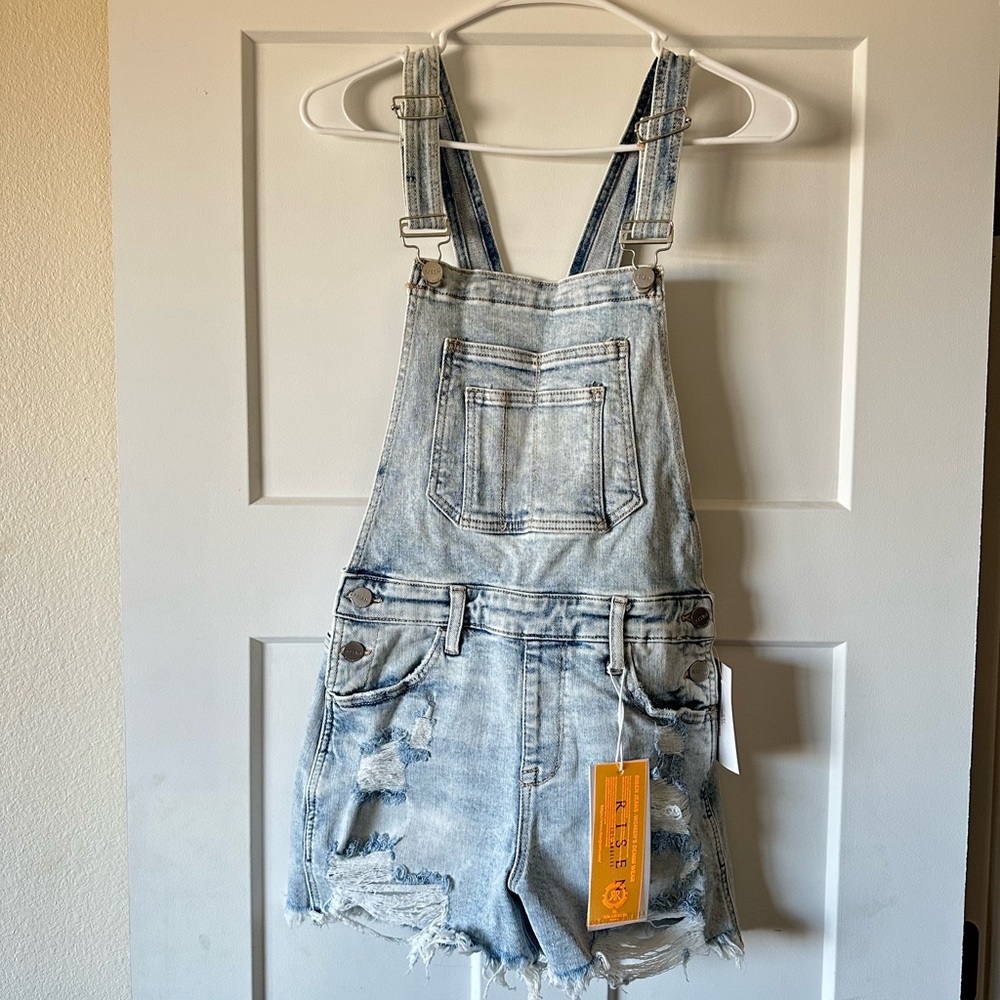 Risen Denim Overall shorts